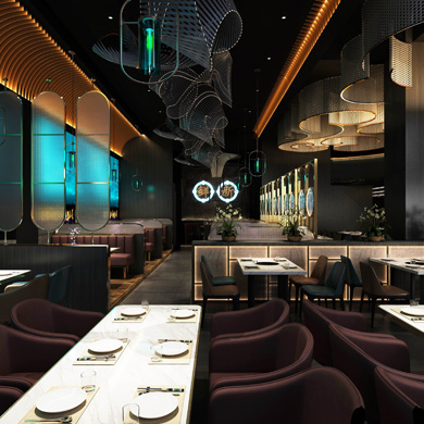 海南跨界装饰设计生生国际海鲜餐厅