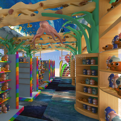 海南跨界装饰设计分界洲海洋馆玩具店
